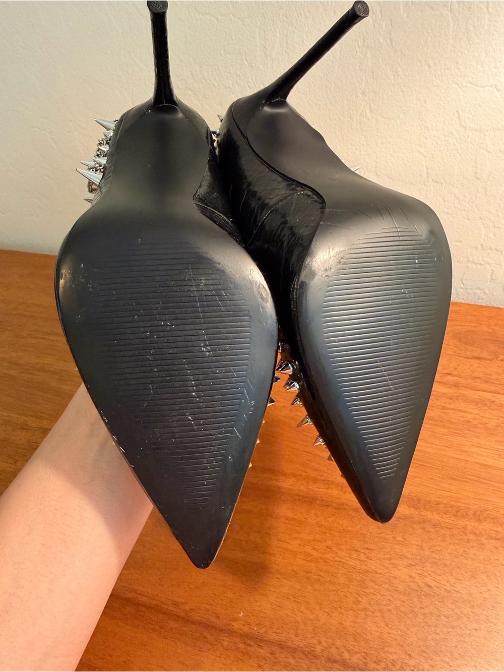 Steve Madden Veronicka Black Pointed-Toe Multi Stiletto Pumps - Picture 8 of 8